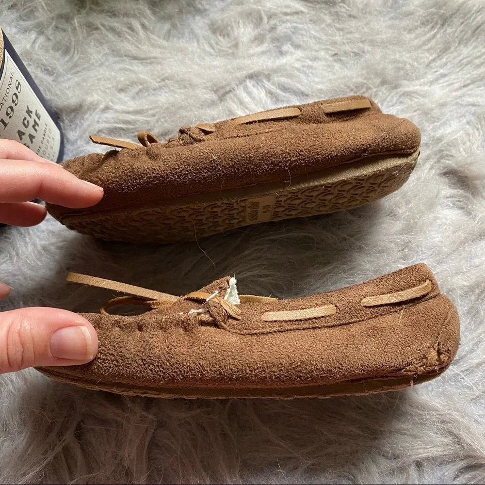 Nautica Toddler Boat Shoes Gray Blue Hook Loop Size 9 + Moccasins Lot